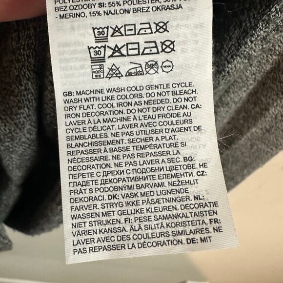 Smartwool Men's Sparwood V-Neck Sweater XL Black/Gray - Picture 6 of 9